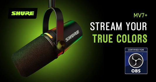 Shure MV7+ is Now Certified For Open Broadcaster Software (OBS)