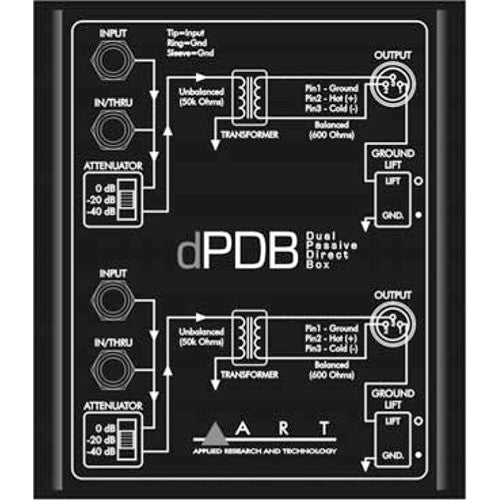 ART dPDB Dual Passive DI Box