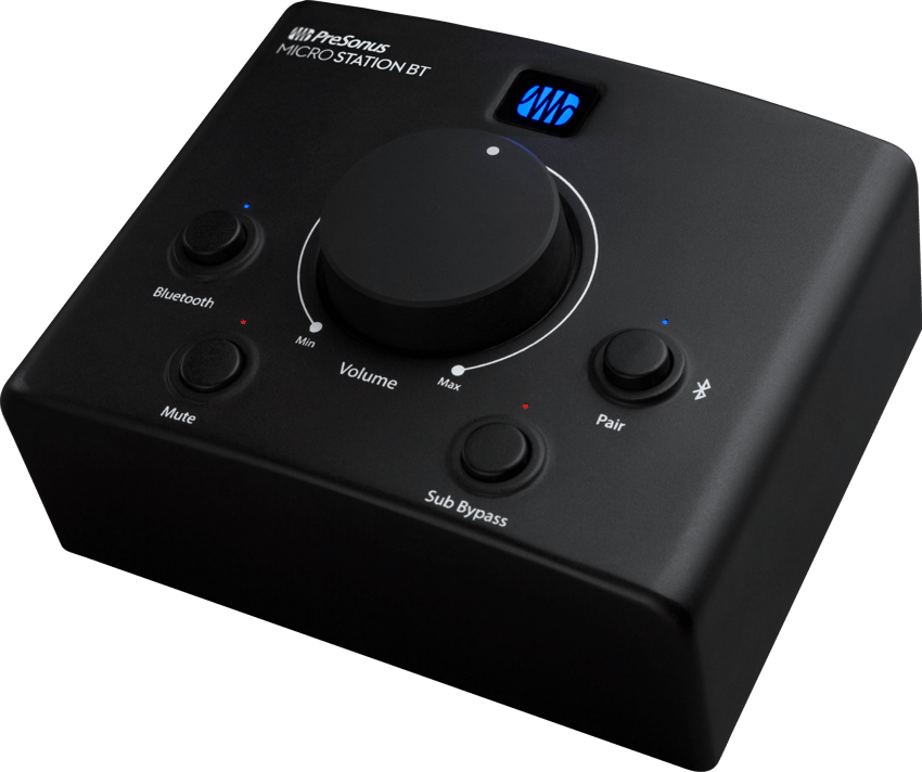 Presonus MicroStation BT Desktop Monitor Controller with Bluetooth