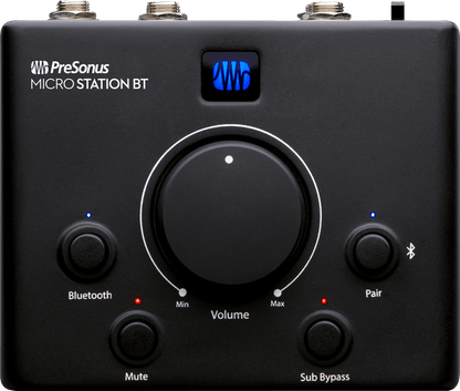 Presonus MicroStation BT Desktop Monitor Controller with Bluetooth