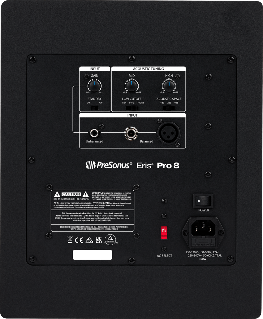 Presonus Eris Pro 8 8" Powered Reference Studio Monitor