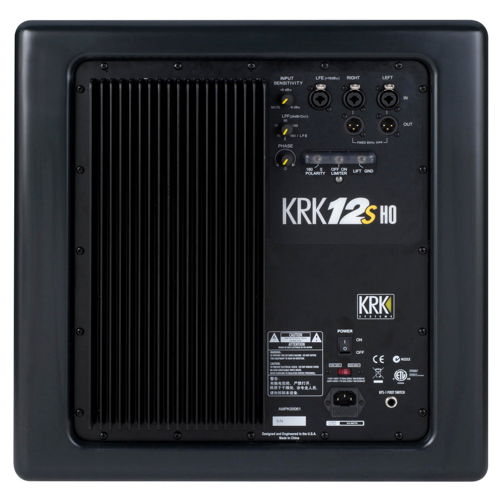 KRK Systems 12SHO 12" Powered Studio Subwoofer