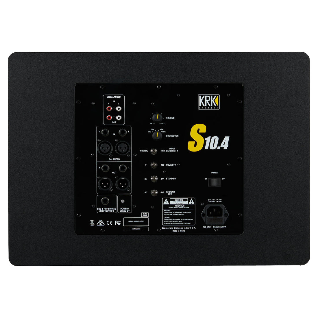 KRK Systems S10.4 10" Powered Studio Subwoofer