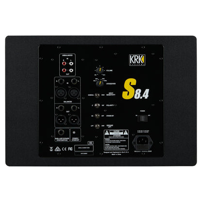 KRK Systems S8.4 8" Powered Studio Subwoofer