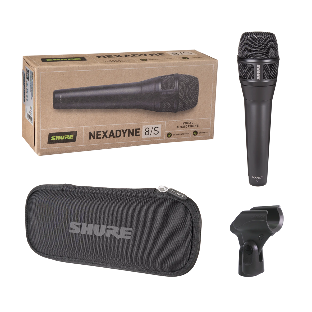 Shure NXN8/S Nexadyne Supercardioid Vocal Microphone