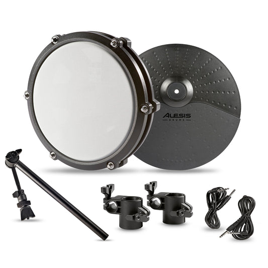 Alesis NITRO MAX EXPANSION PACK 8-Inch Tom Pad with 10-Inch Cymbal Pad