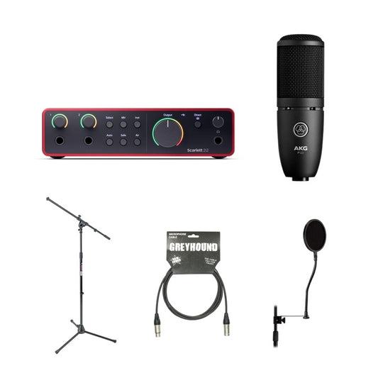 Recording Bundle - P120/2i2