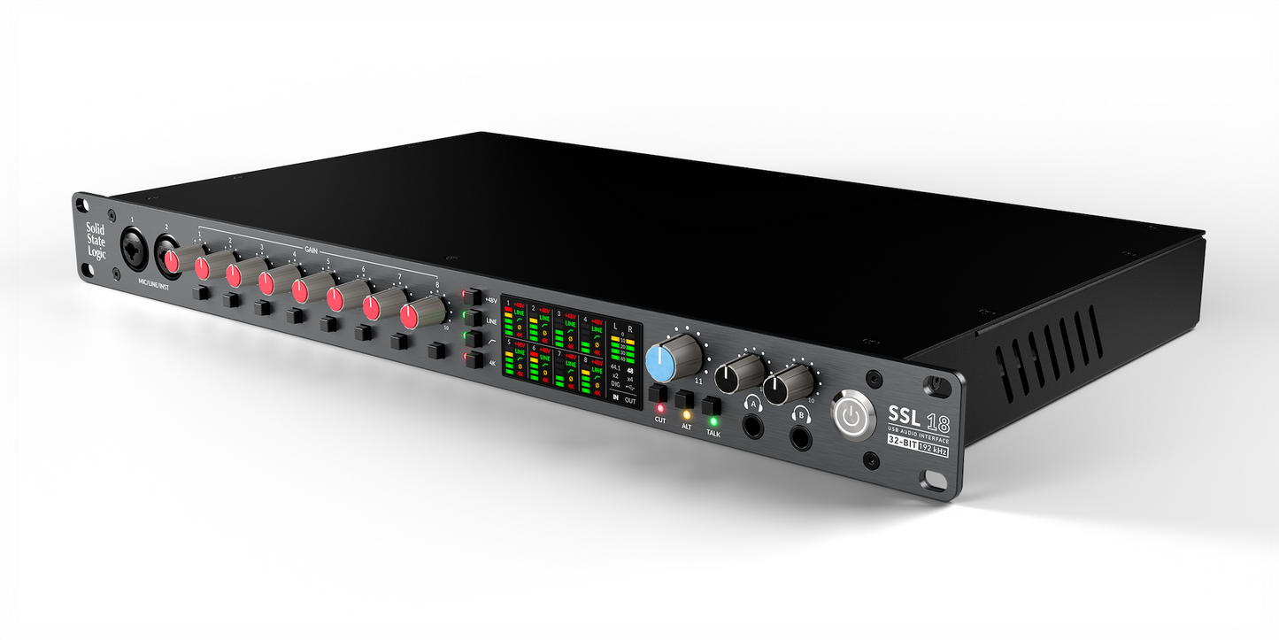 Solid State Logic SSL 18 26-in/28-out High-Performance USB Audio Interface