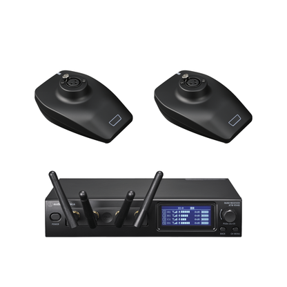 Audio Technica ATW-1427 System 20 PRO Dual Wireless Gooseneck Mic System