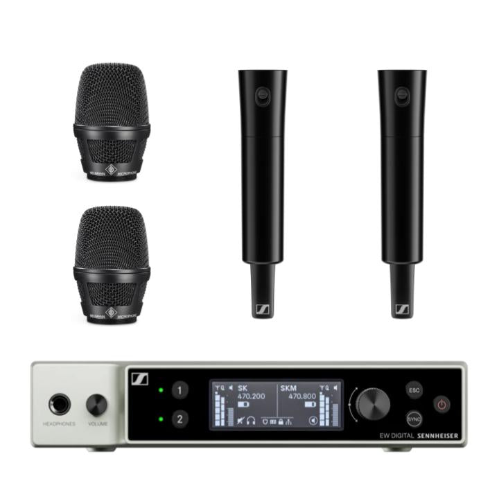 Sennheiser EW-DX KK205-S SET Digital Dual Wireless Handheld Microphone System