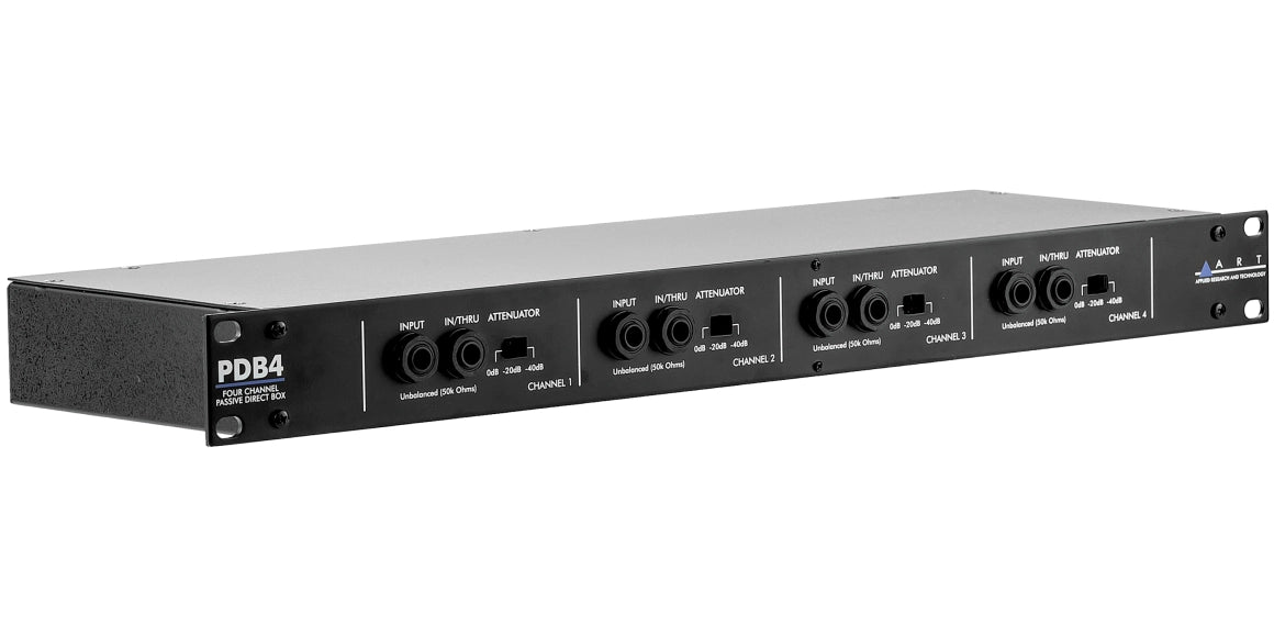 ART PDB4 4-Channel Passive Rackmount DI