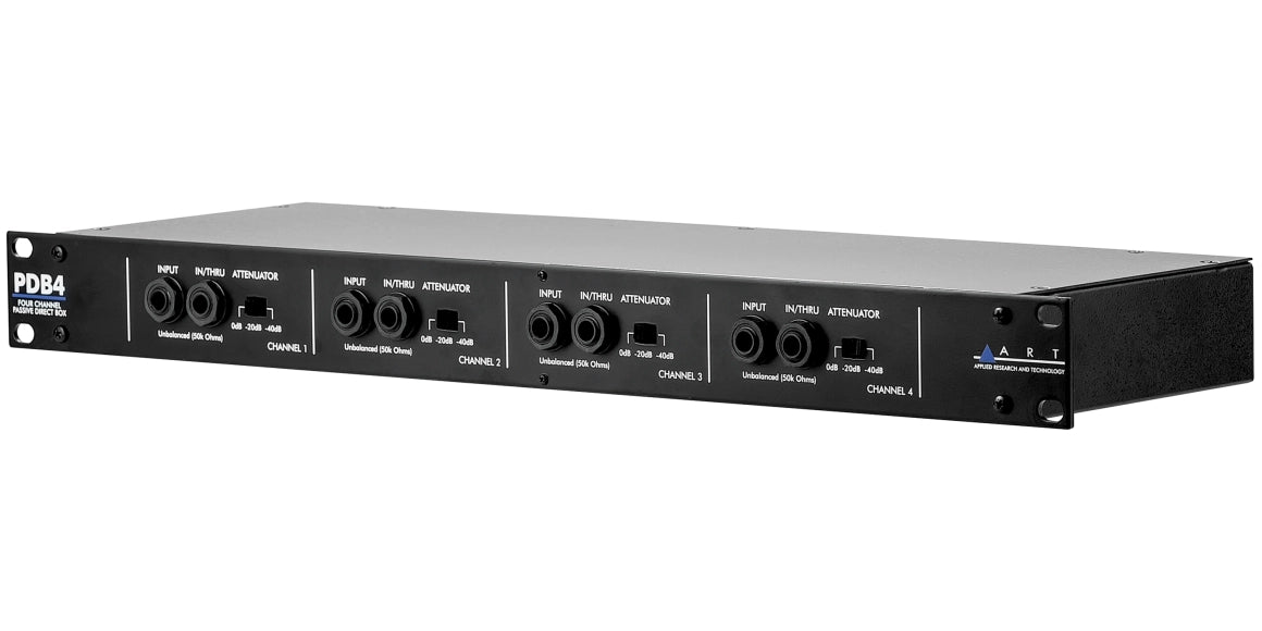 ART PDB4 4-Channel Passive Rackmount DI