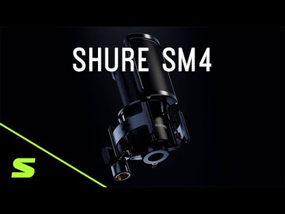 Shure SM4 Cardioid Condenser Recording Microphone