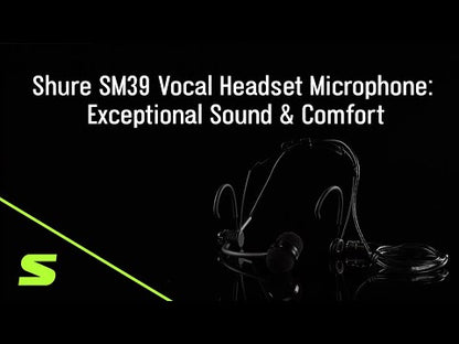 Shure SM39 Cardioid Condenser Headworn Microphone