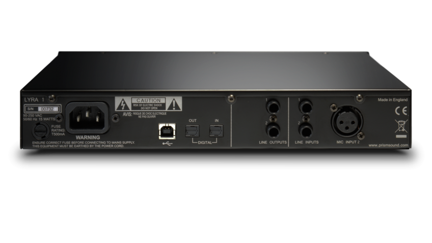 Prism Sound LYRA 1 2-in/2-out Audio interface