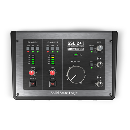 Solid State Logic SSL 2+ MKII 2-in/4-out Audio Interface