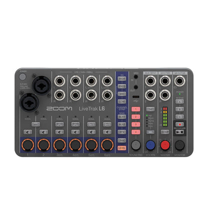 Zoom LiveTrak L-6 10-channel Compact Digital Mixer