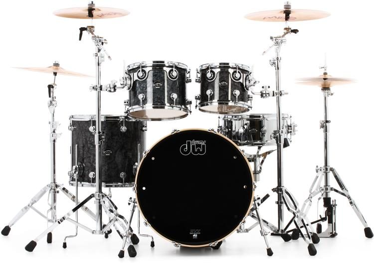 DW Performance Series 22" 4pc Drumset with 14x5.5 Snare and Hardware