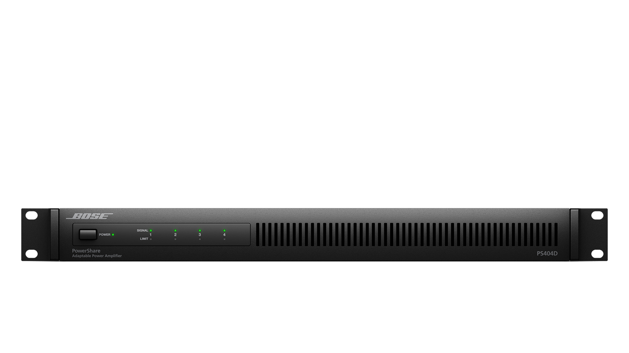 Bose PowerSpace PS404D Commercial Power Amplifier with DSP and Dante ...