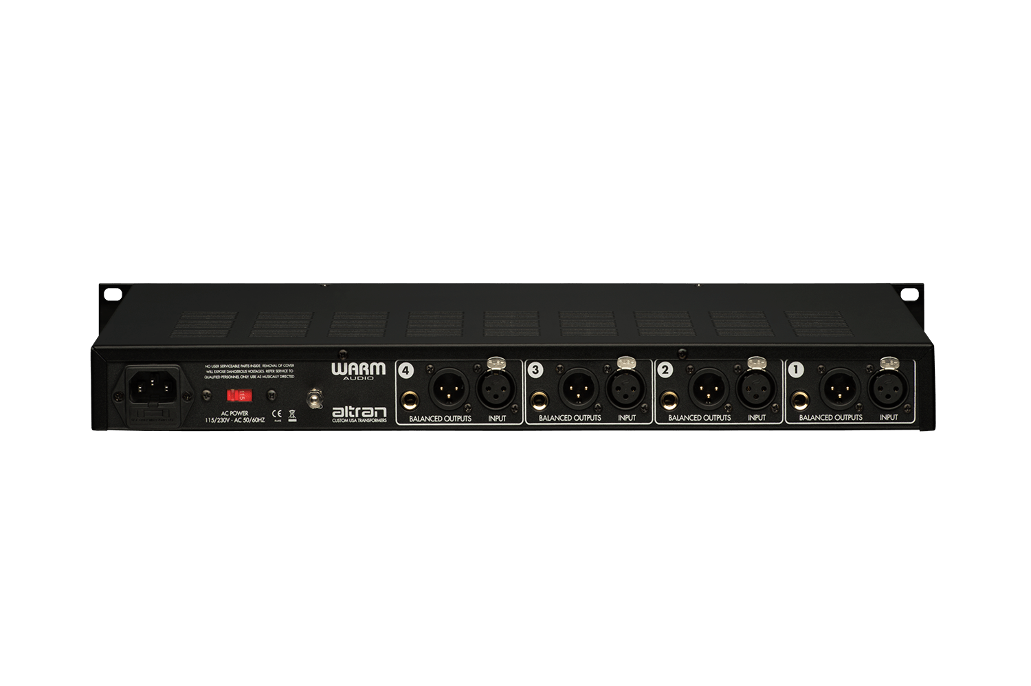 Warm Audio WA412 Four-Channel American Microphone Preamplifier – Luther